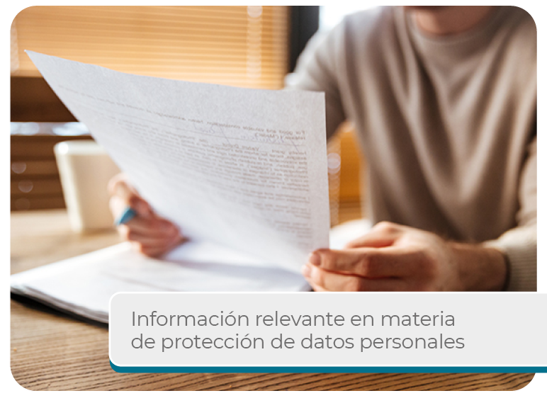 Informaci�n Relevante en Materia de Protecci�n de Datos Personales Mini