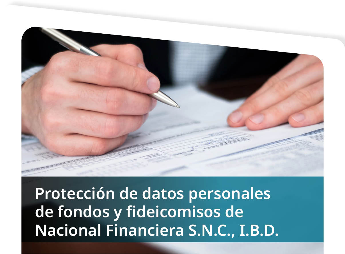 Protecci�n de Datos Personales de Fondos y Fideicomisos de Nacional Financiera S.N.C., I.B.D. Mini